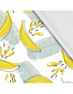 Softshell Stoff Polyester Zum Nähen- Motiv Frucht I SDX159