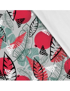 Softshell Stoff Polyester Zum Nähen- Motiv Frucht I SDX613