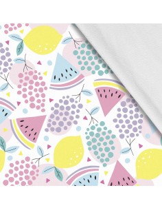 Softshell Stoff Polyester Zum Nähen- Motiv Frucht I SDX879