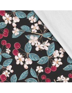 Softshell Stoff Polyester Zum Nähen- Motiv Frucht I SDX1054