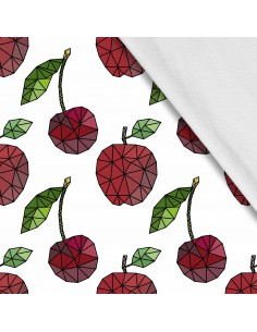 Softshell Stoff Polyester Zum Nähen- Motiv Frucht I SDX1356