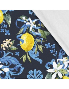 Softshell Stoff Polyester Zum Nähen- Motiv Frucht I SDX1424