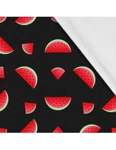 Softshell Stoff Polyester Zum Nähen- Motiv Frucht I SDX1629