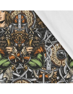 Softshell Stoff Polyester Zum Nähen- Motiv Print I SDX651