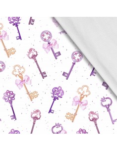 Softshell Stoff Polyester Zum Nähen- Motiv Print I SDX827