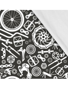 Softshell Stoff Polyester Zum Nähen- Motiv Print I SDX994