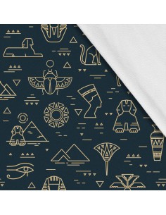 Softshell Stoff Polyester Zum Nähen- Motiv Print I SDX997