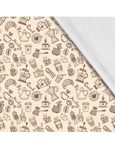 Softshell Stoff Polyester Zum Nähen- Motiv Print I SDX1472