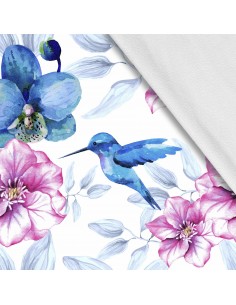 Softshell Stoff Polyester Zum Nähen- Motiv Vögel I SDX085
