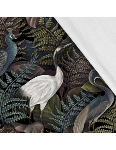 Softshell Stoff Polyester Zum Nähen- Motiv Vögel I SDX1466