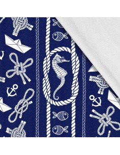 Softshell Stoff Polyester Zum Nähen- Motiv Fisch I SDX099