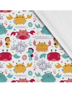 Softshell Stoff Polyester Zum Nähen- Motiv Fisch I SDX266