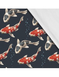 Softshell Stoff Polyester Zum Nähen- Motiv Fisch I SDX455