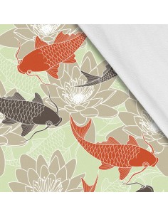 Softshell Stoff Polyester Zum Nähen- Motiv Fisch I SDX760