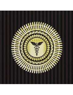 OUTDOOR DEKOSTOFFE OXFORD - Motiv Caduceus-Symbol I DX547
