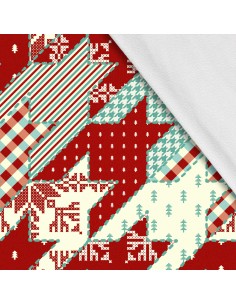 Softshell Stoff Polyester Zum Nähen- Motiv Weihnachtsferien-Winter I SDX029