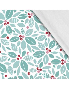 Softshell Stoff Polyester Zum Nähen- Motiv Weihnachtsferien-Winter I SDX777