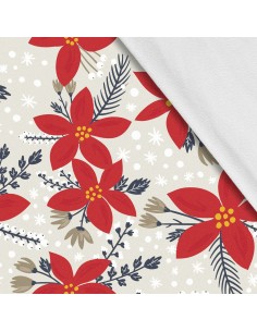 Softshell Stoff Polyester Zum Nähen- Motiv Weihnachtsferien-Winter I SDX820