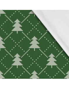 Softshell Stoff Polyester Zum Nähen- Motiv Weihnachtsferien-Winter I SDX1383