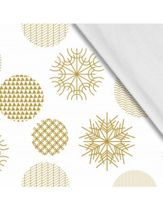 Softshell Stoff Polyester Zum Nähen- Motiv Weihnachtsferien-Winter I SDX1402