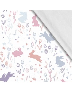 Softshell Stoff Polyester Zum Nähen- Motiv Ostern I SDX276