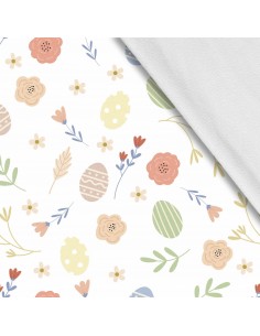 Softshell Stoff Polyester Zum Nähen- Motiv Ostern I SDX307