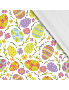 Softshell Stoff Polyester Zum Nähen- Motiv Ostern I SDX312