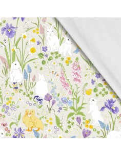 Softshell Stoff Polyester Zum Nähen- Motiv Ostern I SDX1644