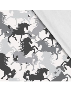 Softshell Stoff Polyester Zum Nähen- Motiv Tiere I SDX1017