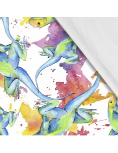 Softshell Stoff Polyester Zum Nähen- Motiv Tiere I SDX1286