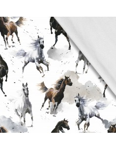 Softshell Stoff Polyester Zum Nähen- Motiv Tiere I SDX1603