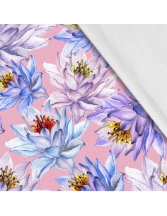 Softshell Stoff Polyester Zum Nähen- Motiv Blumen I SDX227