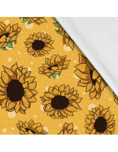 Softshell Stoff Polyester Zum Nähen- Motiv Blumen I SDX279