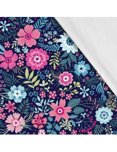 Softshell Stoff Polyester Zum Nähen- Motiv Blumen I SDX444