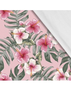 Softshell Stoff Polyester Zum Nähen- Motiv Blumen I SDX666