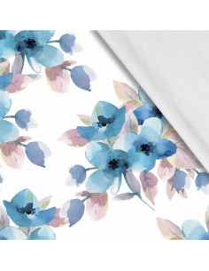 Softshell Stoff Polyester Zum Nähen- Motiv Blumen I SDX791
