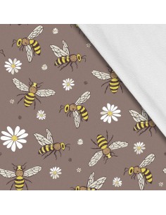 Softshell Stoff Polyester Zum Nähen- Motiv Blumen I SDX898