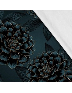 Softshell Stoff Polyester Zum Nähen- Motiv Blumen I SDX1045