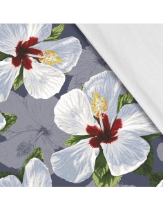 Softshell Stoff Polyester Zum Nähen- Motiv Blumen I SDX1145