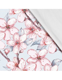 Softshell Stoff Polyester Zum Nähen- Motiv Blumen I SDX1265