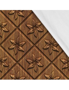 Softshell Stoff Polyester Zum Nähen- Motiv Blumen I SDX1287