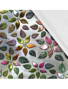 Softshell Stoff Polyester Zum Nähen- Motiv Blumen I SDX1307