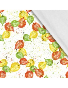 Softshell Stoff Polyester Zum Nähen- Motiv Blumen I SDX1329