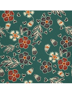 OUTDOOR DEKOSTOFFE OXFORD - Motiv florales Batikmuster I DX571