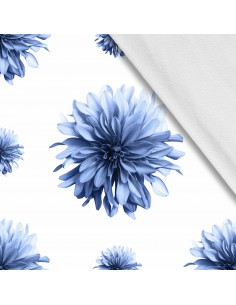 Softshell Stoff Polyester Zum Nähen- Motiv Blumen I SDX1483