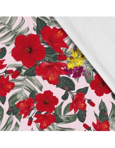 Softshell Stoff Polyester Zum Nähen- Motiv Blumen I SDX1616