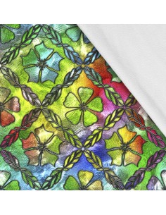 Softshell Stoff Polyester Zum Nähen- Motiv Blumen I SDX1712