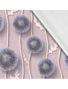 Softshell Stoff Polyester Zum Nähen- Motiv Blumen I SDX1724