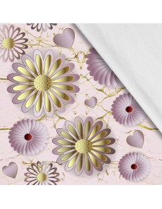 Softshell Stoff Polyester Zum Nähen- Motiv Blumen I SDX1729