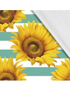 Softshell Stoff Polyester Zum Nähen- Motiv Blumen I SDX1753
